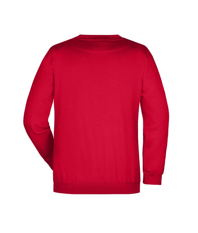 Unisex Round Sweat Heavy Red 7209