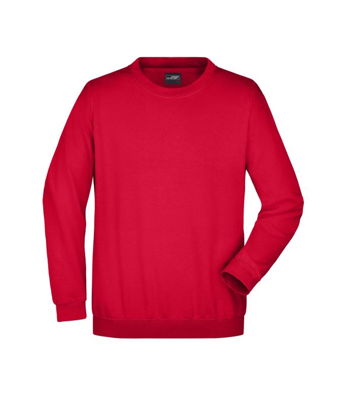 Unisex Round Sweat Heavy Red 7209