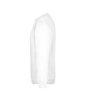 Unisex Round-Sweat Heavy White 7209