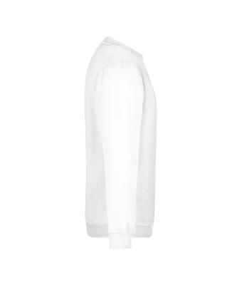 Unisex Round-Sweat Heavy White 7209