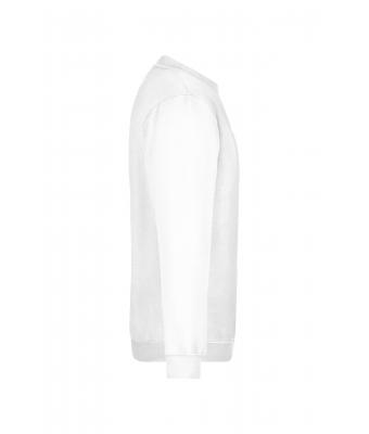 Unisex Round-Sweat Heavy White 7209