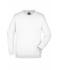 Unisex Round-Sweat Heavy White 7209