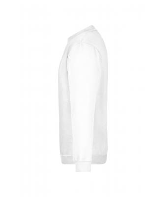Unisexe Sweat-shirt col rond Blanc 7209