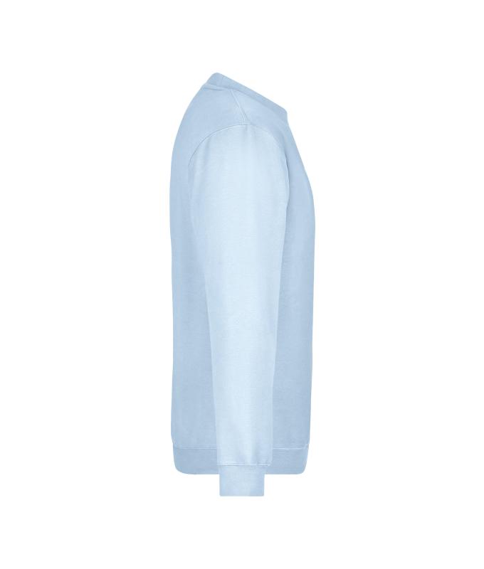 Unisexe Sweat-shirt col rond Bleu-clair 7209