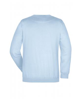 Unisexe Sweat-shirt col rond Bleu-clair 7209