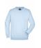 Unisexe Sweat-shirt col rond Bleu-clair 7209