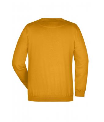Unisexe Sweat-shirt col rond Jaune-d'or 7209