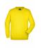 Unisexe Sweat-shirt col rond Jaune-soleil 7209