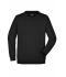 Unisexe Sweat-shirt col rond Noir 7209