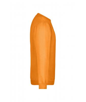 Unisexe Sweat-shirt col rond Orange 7209