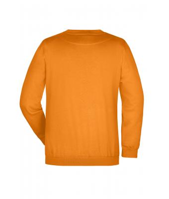 Unisexe Sweat-shirt col rond Orange 7209