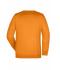 Unisexe Sweat-shirt col rond Orange 7209