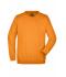 Unisexe Sweat-shirt col rond Orange 7209