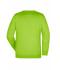Unisexe Sweat-shirt col rond Vert-citron 7209