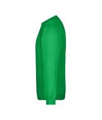 Unisexe Sweat-shirt col rond Vert-fougère 7209
