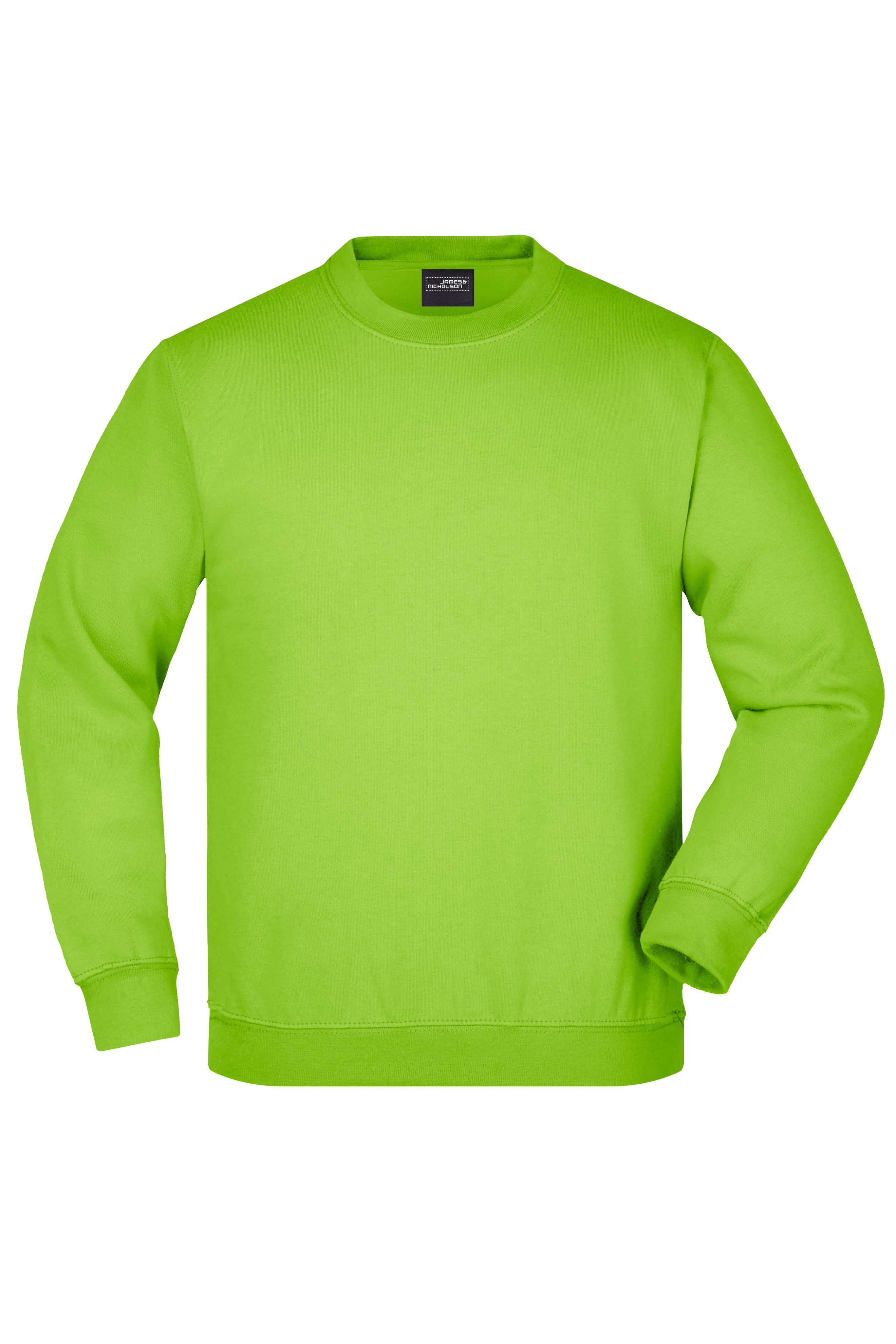 Kids Round Sweat Heavy Junior LimegreenDaiber