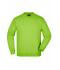 Kids Round Sweat Heavy Junior Lime-green 7210