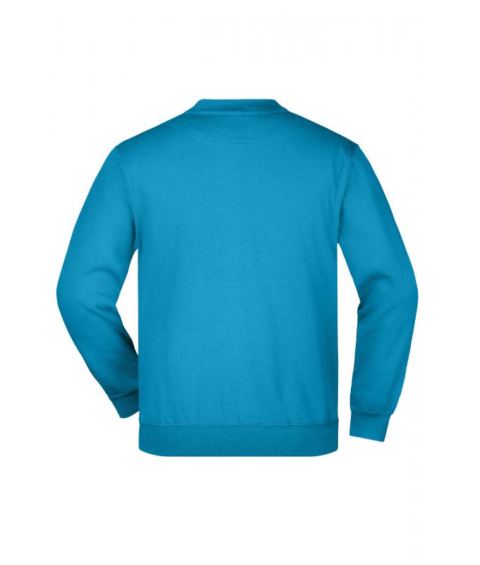 Enfant Sweat-shirt enfant col rond Turquoise 7210