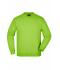 Enfant Sweat-shirt enfant col rond Vert-citron 7210