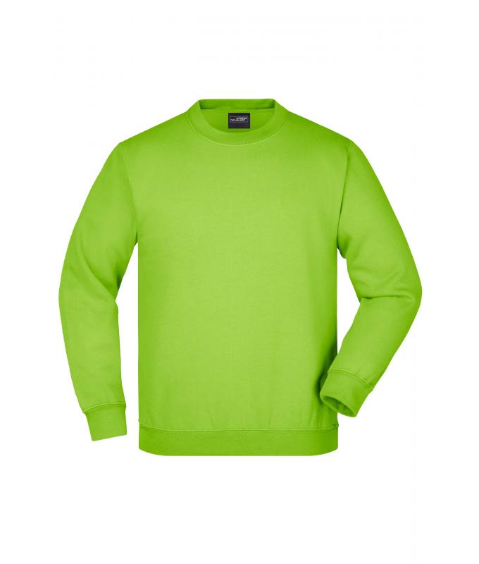 Enfant Sweat-shirt enfant col rond Vert-citron 7210