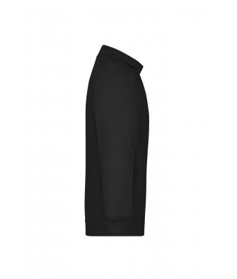 Unisex Polo Sweat Heavy Black 7211