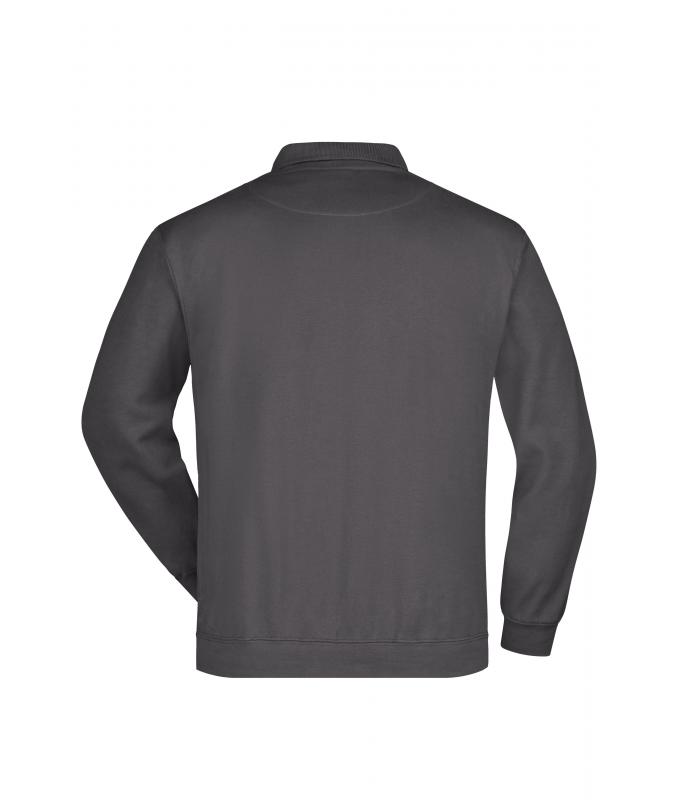 Unisex Polo-Sweat Heavy Carbon 7211