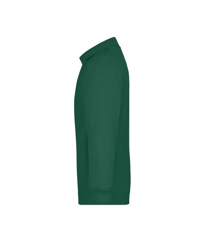 Unisex Polo Sweat Heavy Dark-green 7211