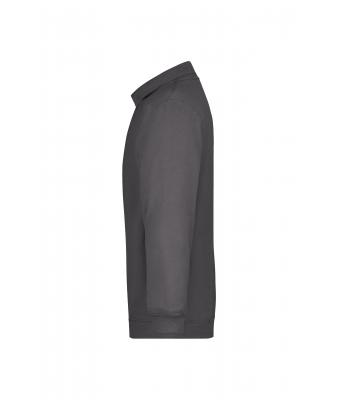 Unisex Polo Sweat Heavy Carbon 7211