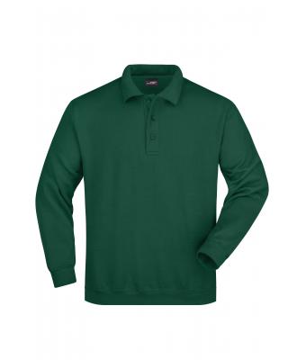Unisex Polo Sweat Heavy Donkergroen 7211