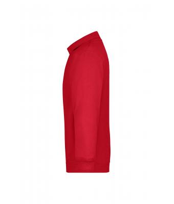 Unisex Polo-Sweat Heavy Red 7211