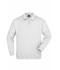 Unisex Polo-Sweat Heavy White 7211