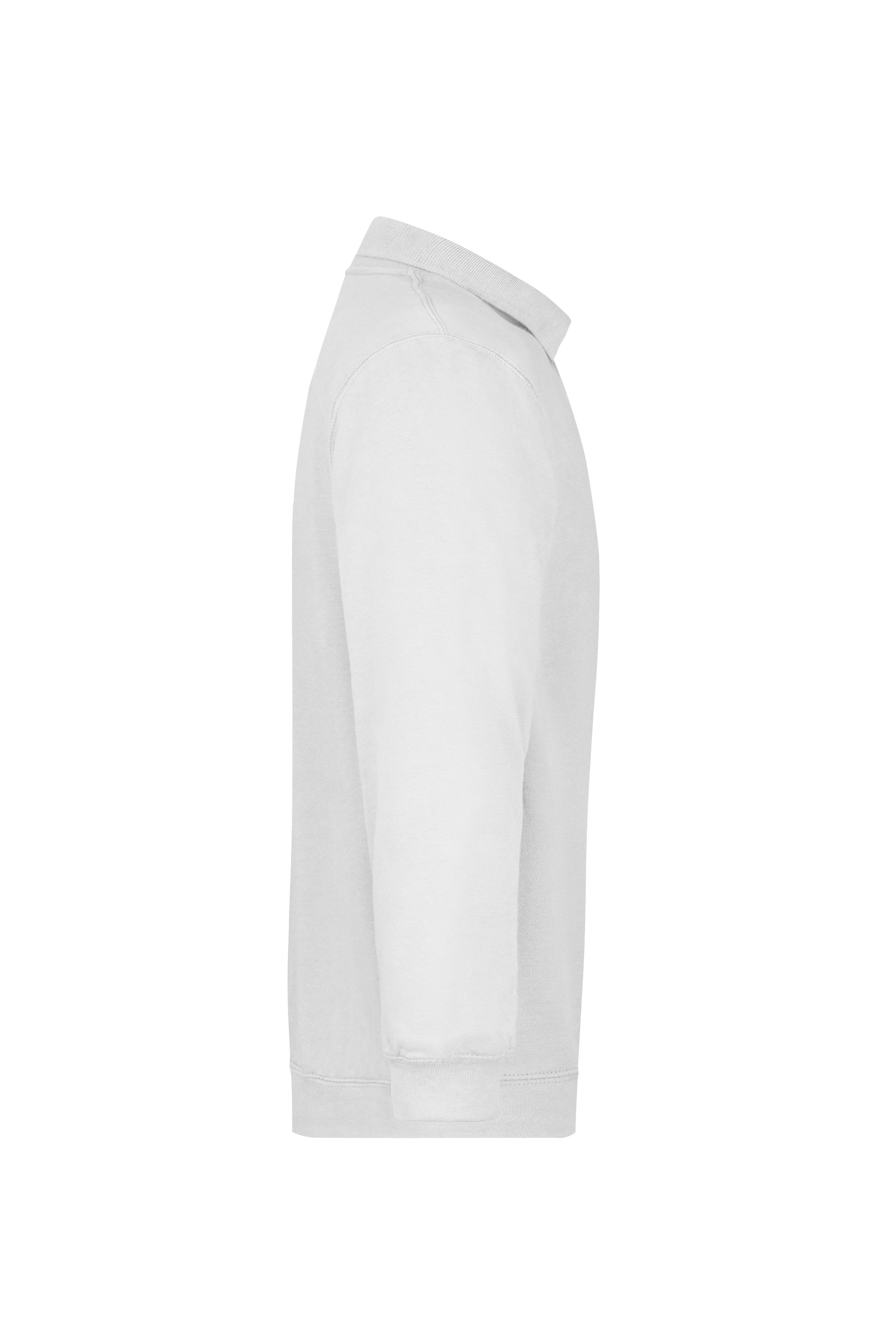 Unisex Polo Sweat Heavy White-Daiber