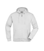 Herren Men's Hooded Jacket White 7212