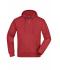 Men Men's Hooded Jacket Red 7212