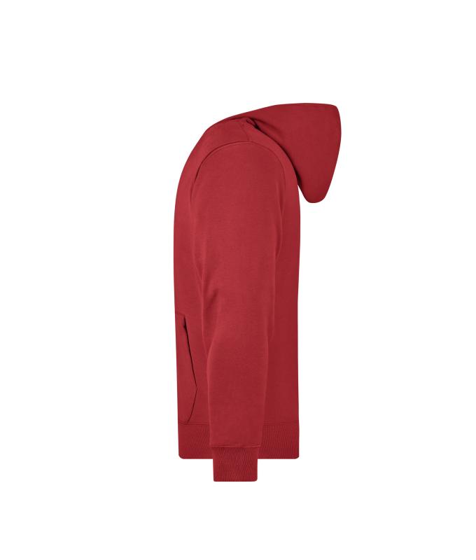 Herren Men's Hooded Jacket Red 7212