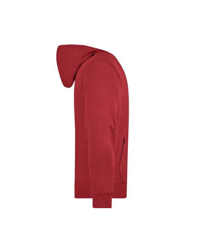Herren Men's Hooded Jacket Red 7212
