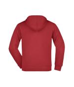Herren Men's Hooded Jacket Red 7212