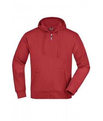 Herren Men's Hooded Jacket Red 7212