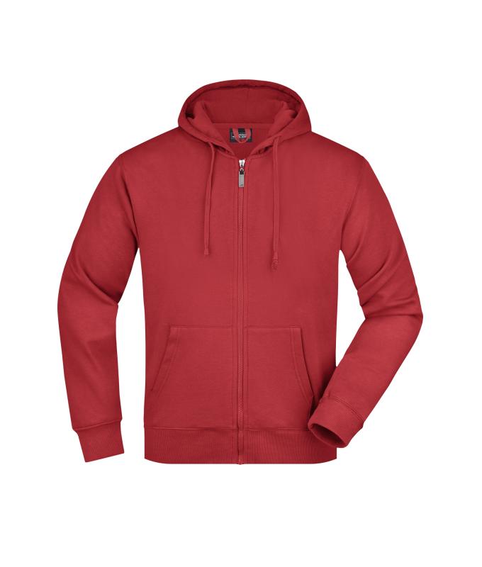 Herren Men's Hooded Jacket Red 7212