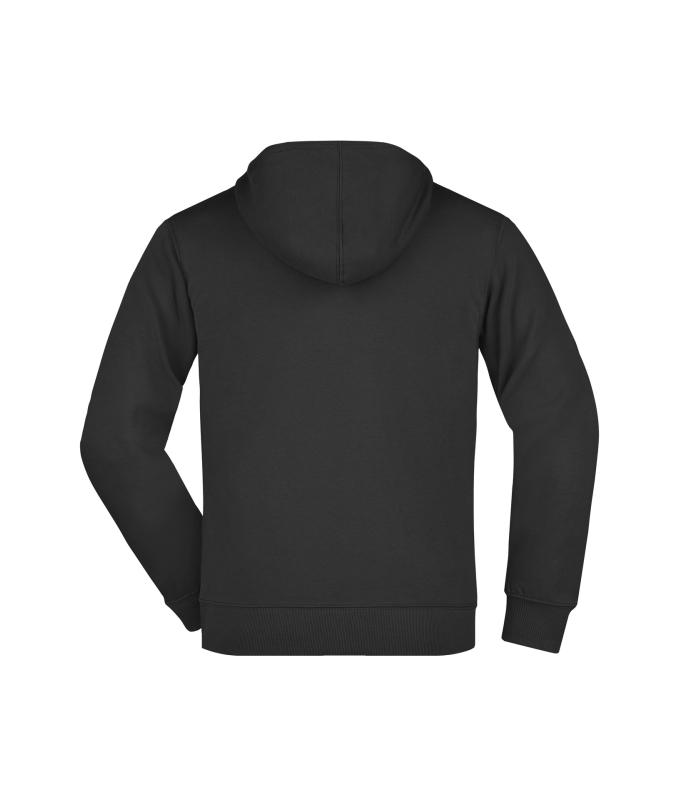 Herren Men's Hooded Jacket Black 7212