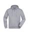 Homme Sweat-shirt capuche homme Gris-chiné 7212