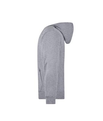 Homme Sweat-shirt capuche homme Gris-chiné 7212