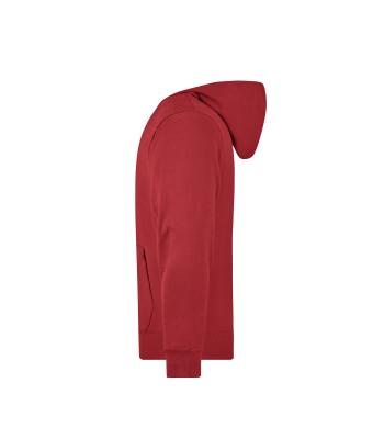 Homme Sweat-shirt capuche homme Rouge 7212