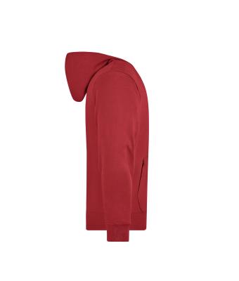 Homme Sweat-shirt capuche homme Rouge 7212