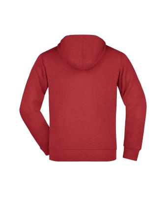 Homme Sweat-shirt capuche homme Rouge 7212