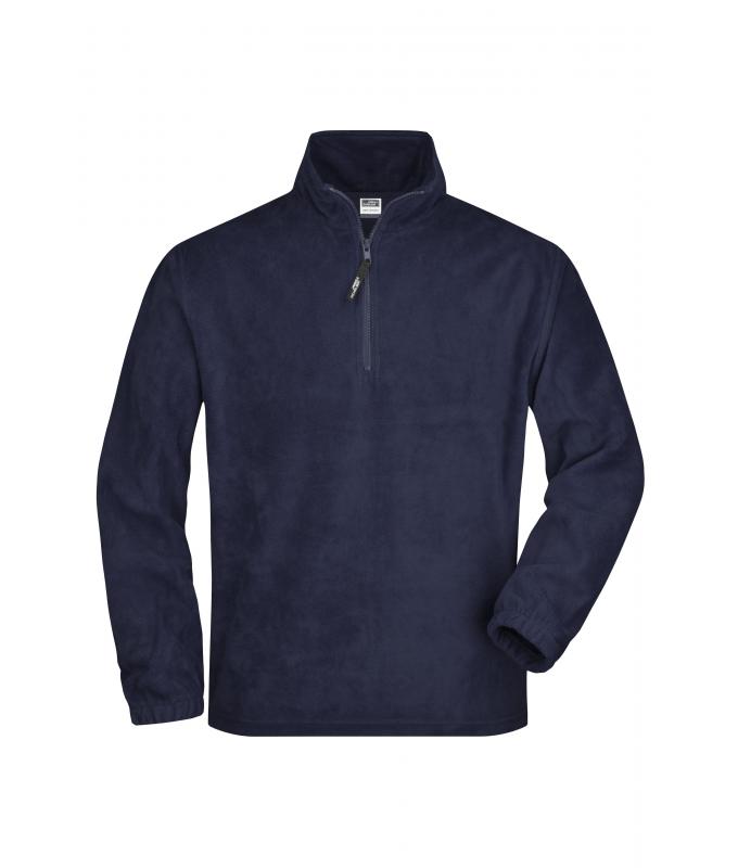 Unisex Half-Zip Fleece Navy 7213