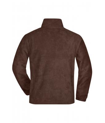 Unisex Half-Zip Fleece Brown 7213