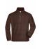 Unisex Half-Zip Fleece Brown 7213