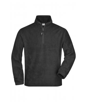 Unisex Half-Zip Fleece Donkergrijs 7213