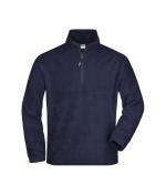 Unisexe Polaire zippé 1/4 Marine 7213